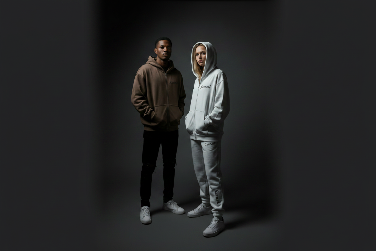 Suvereal Hero Banner - White Joggers